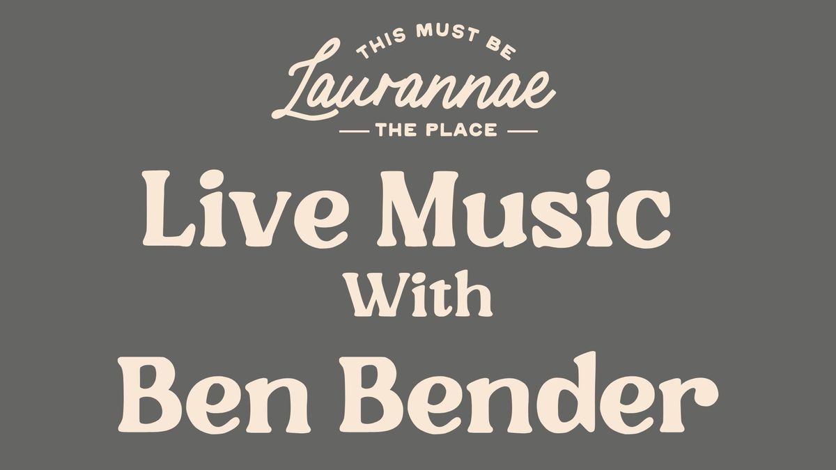 Live Music With Ben Bender