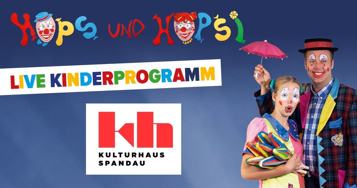 Clown Hops und Hopsi Kinderprogramm in Berlin-Spandau