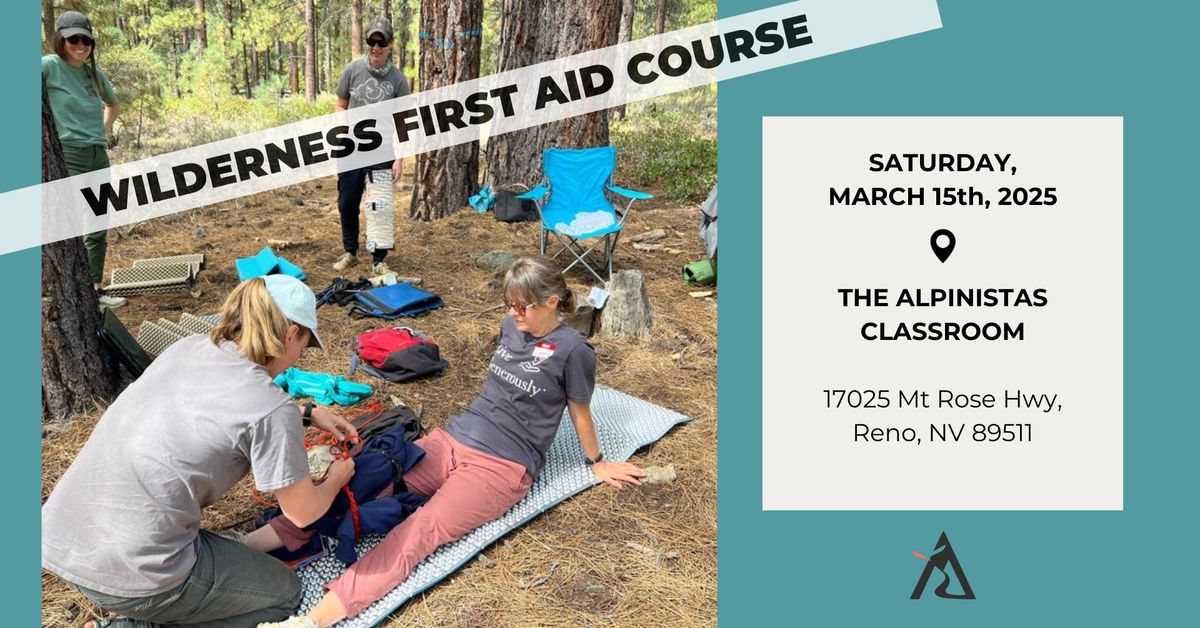 Wilderness First Aid Course - Reno, NV