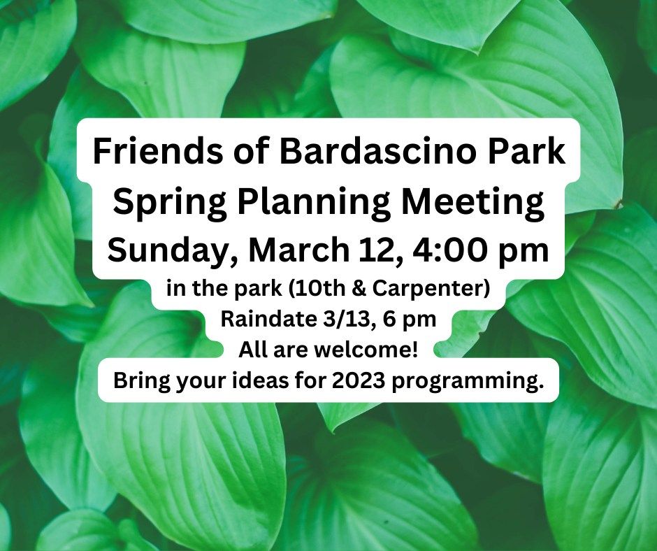 Spring Planning Meeting