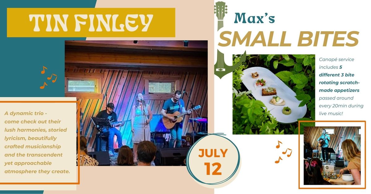 Live Music @ MAX'S - Tin Finley