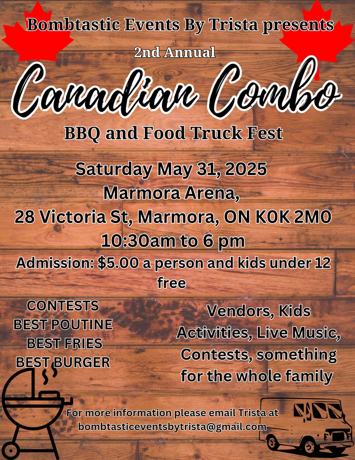 2nd Annual Canadian Combo BBQ and Food Truck Fest 