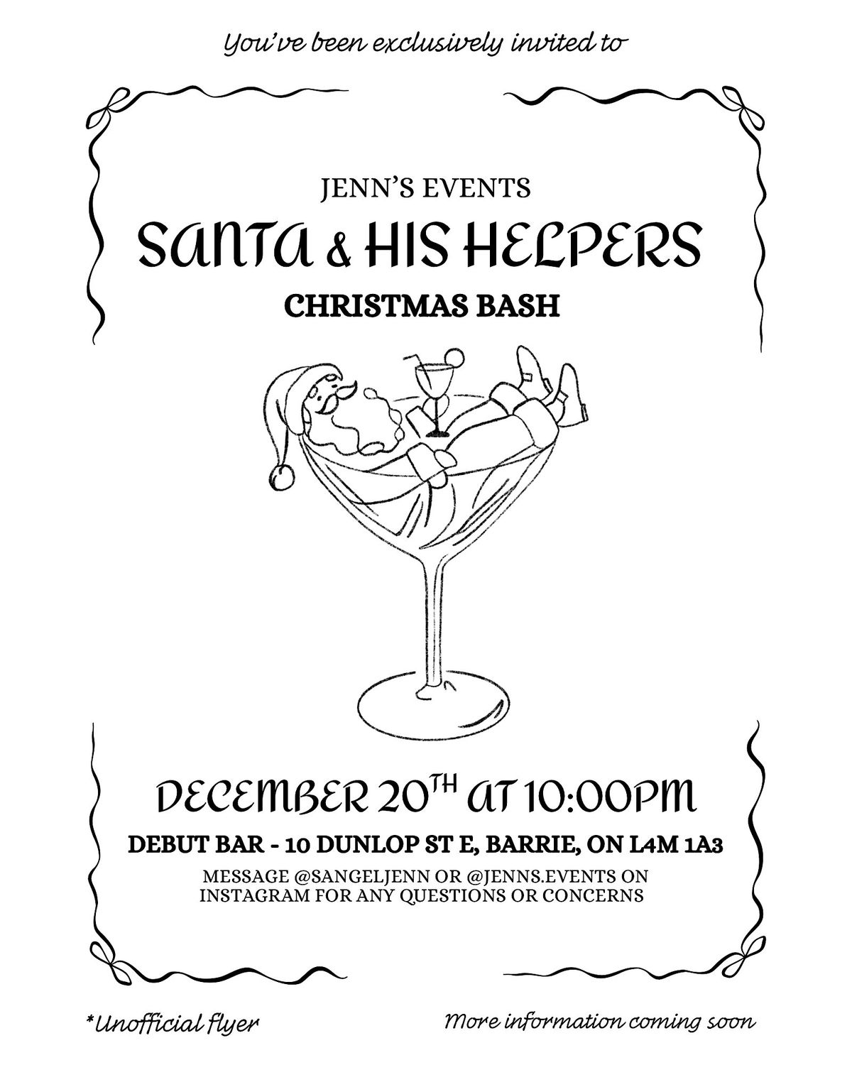 Santa & His Helper : Holiday Bash