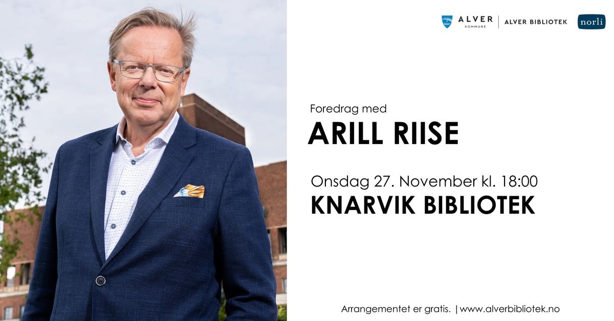 Foredrag med Arill Riise