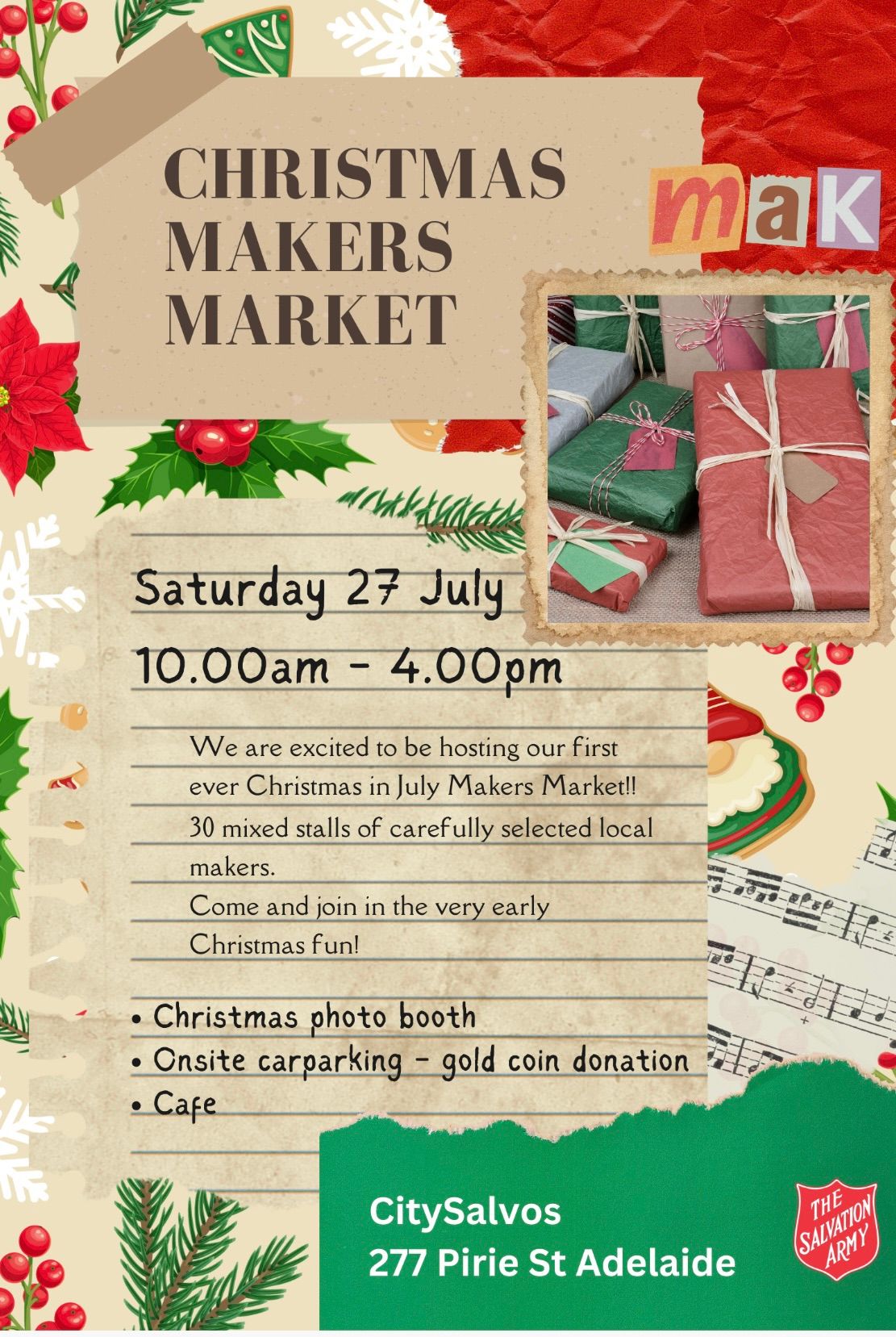 Christmas in July Makers Market