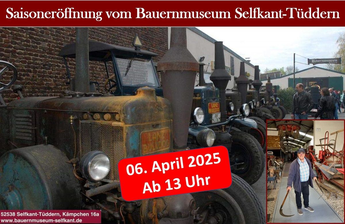 Saisoner\u00f6ffnung 2025 vom Bauernmuseum Selfkant-T\u00fcddern 