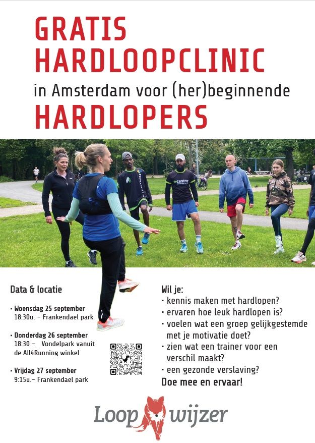 Gratis hardloopclinic - (her)start met hardlopen