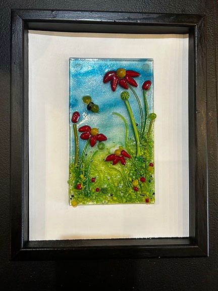 Fused Glass Shadow Box