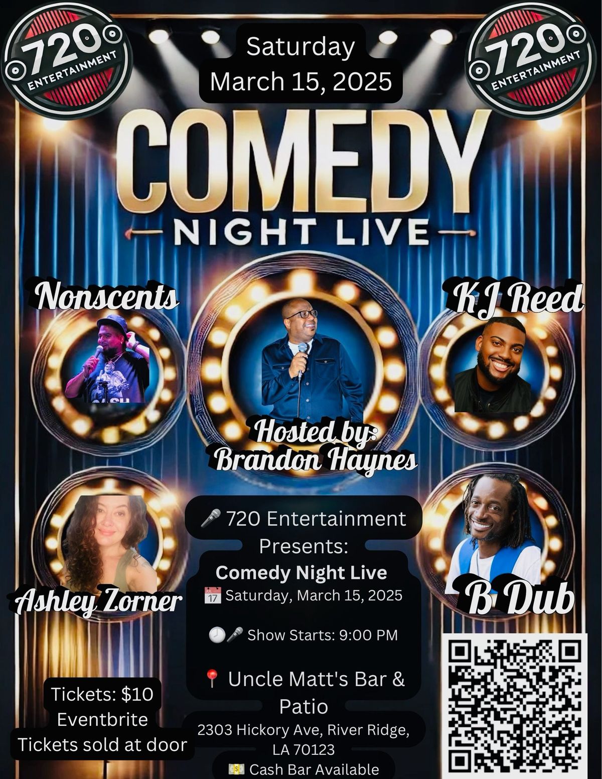 Comedy Night Live at Uncle Matt\u2019s 