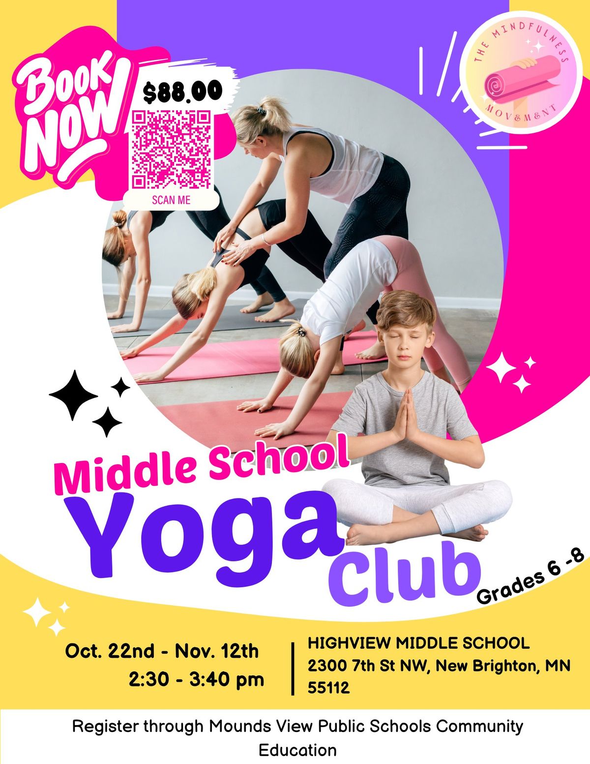 Yoga Club Highview Middle School 