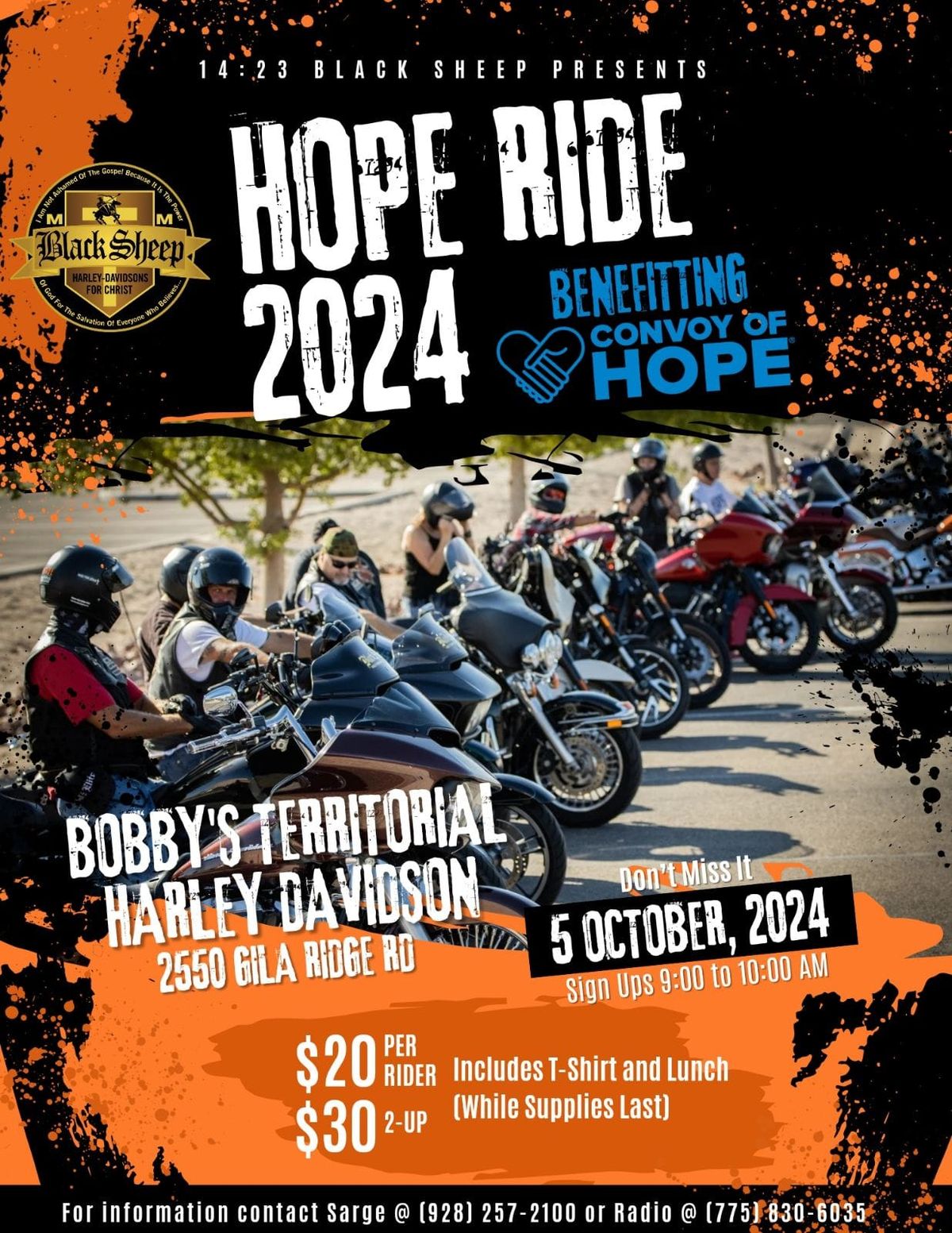 Hope Ride 2024 Presented by Black Sheep