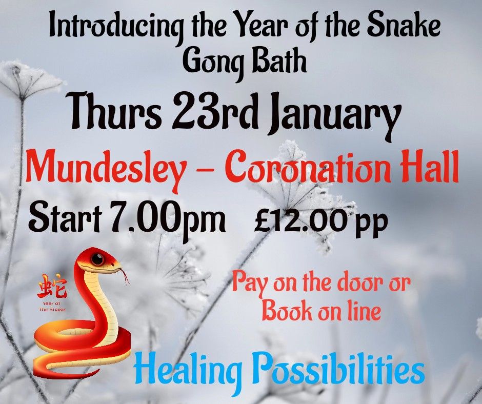 Gong Journeys - Mundesley, Coronation Hall    7.00 pm