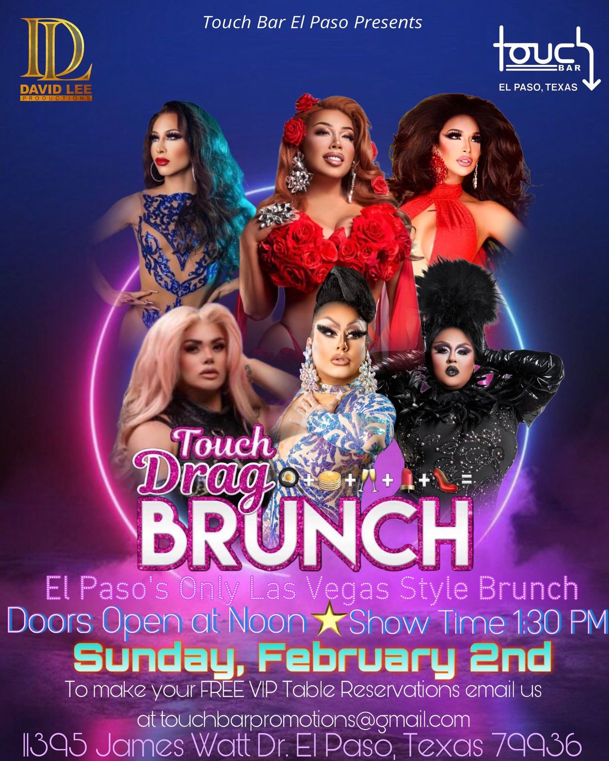 TOUCH BRUNCH- EL PASO\u2019S ONLY LAS VEGAS STYLE BRUNCH