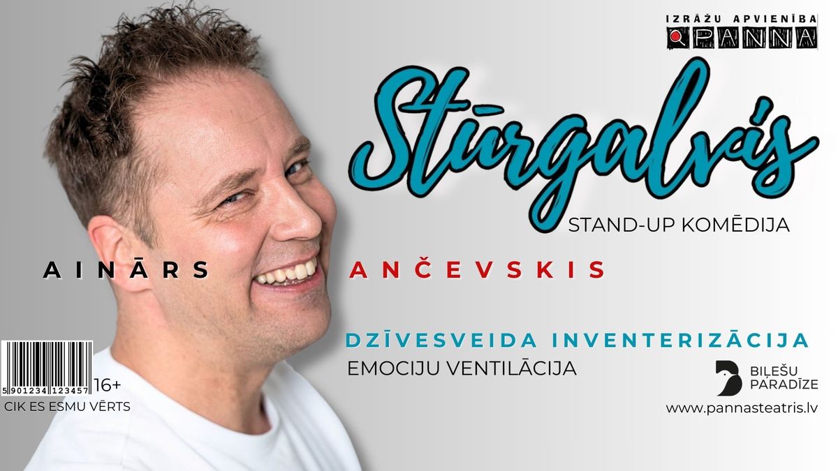 ST\u016aRGALVIS - stand-up kom\u0113dija Ventspil\u012b