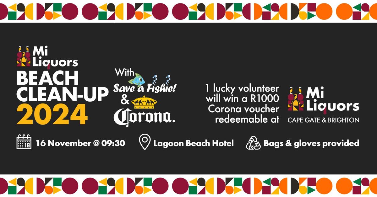 Beach Clean-up with Corona and Mi Liquors