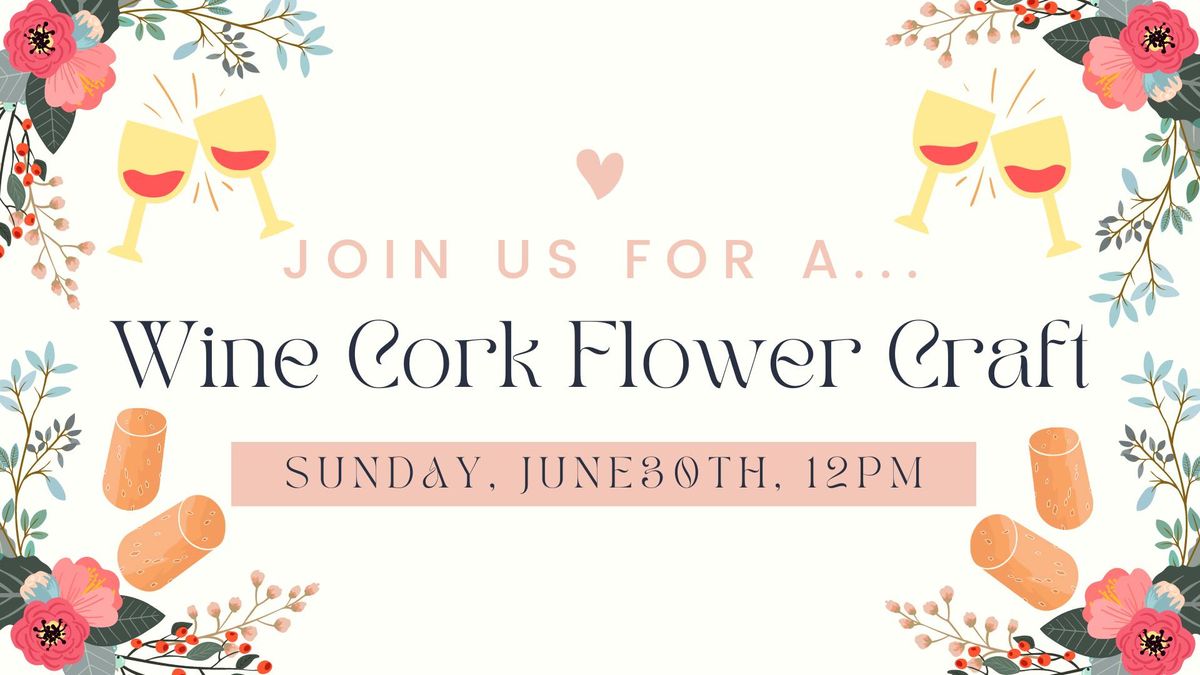 Wine Cork Flower Box