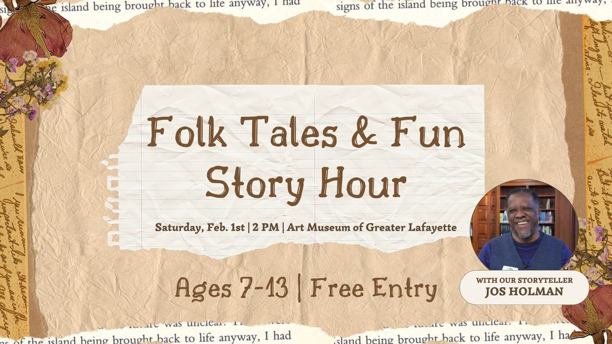 Folk Tales & Fun Story Hour with Jos Holman