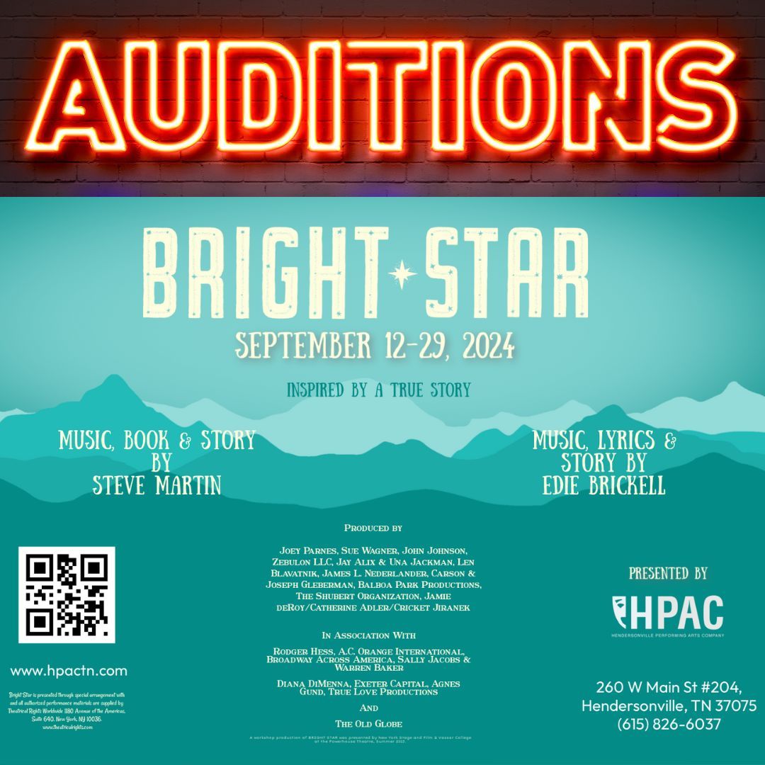 Auditions for Bright Star