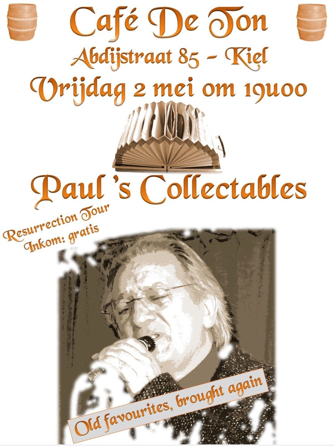 Live @ Caf\u00e9 De Ton!! We present... PAUL\u00b4S COLLECTABLES 