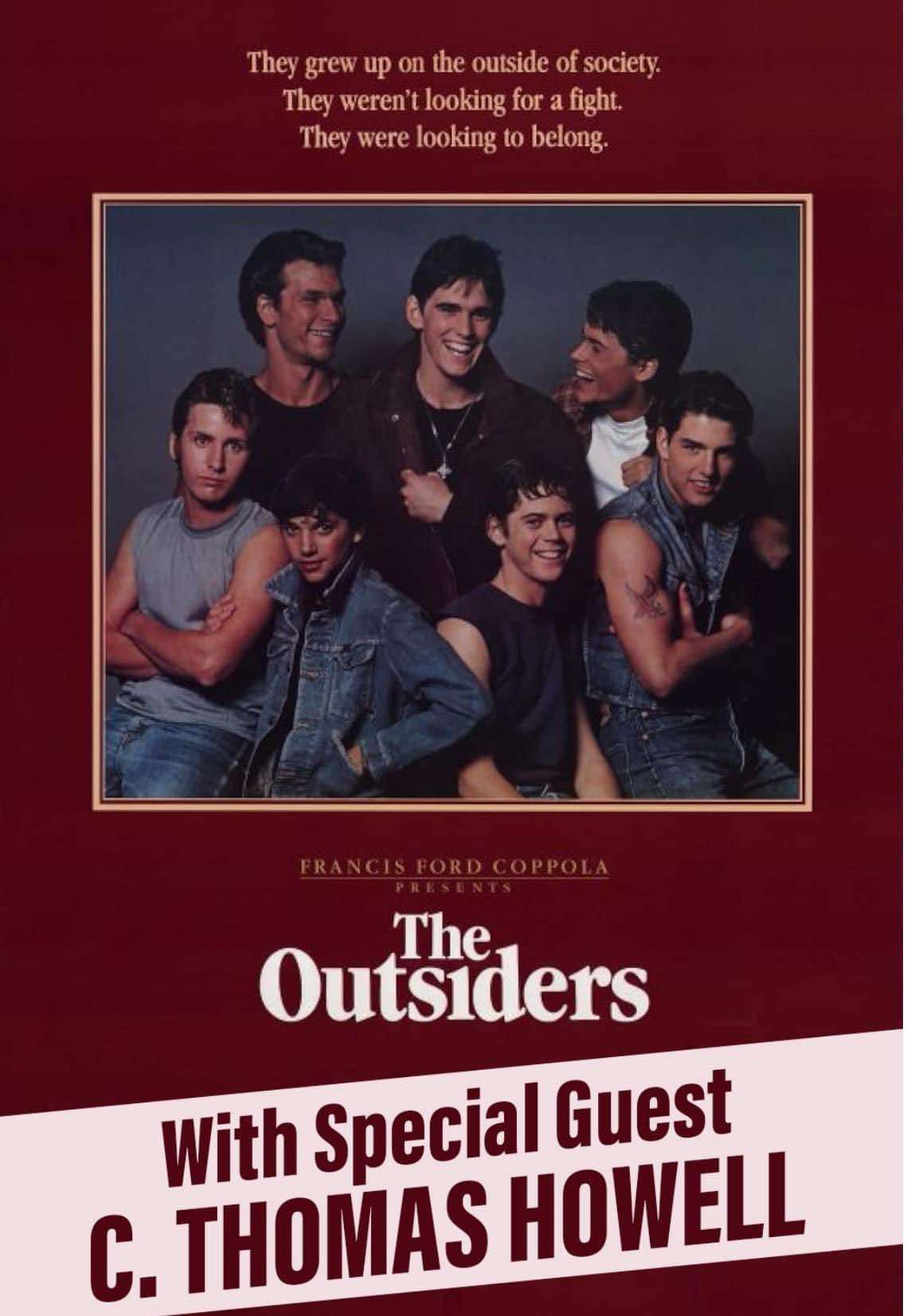 C. Thomas Howell with screening of The Outsiders in Cincinnati, OH