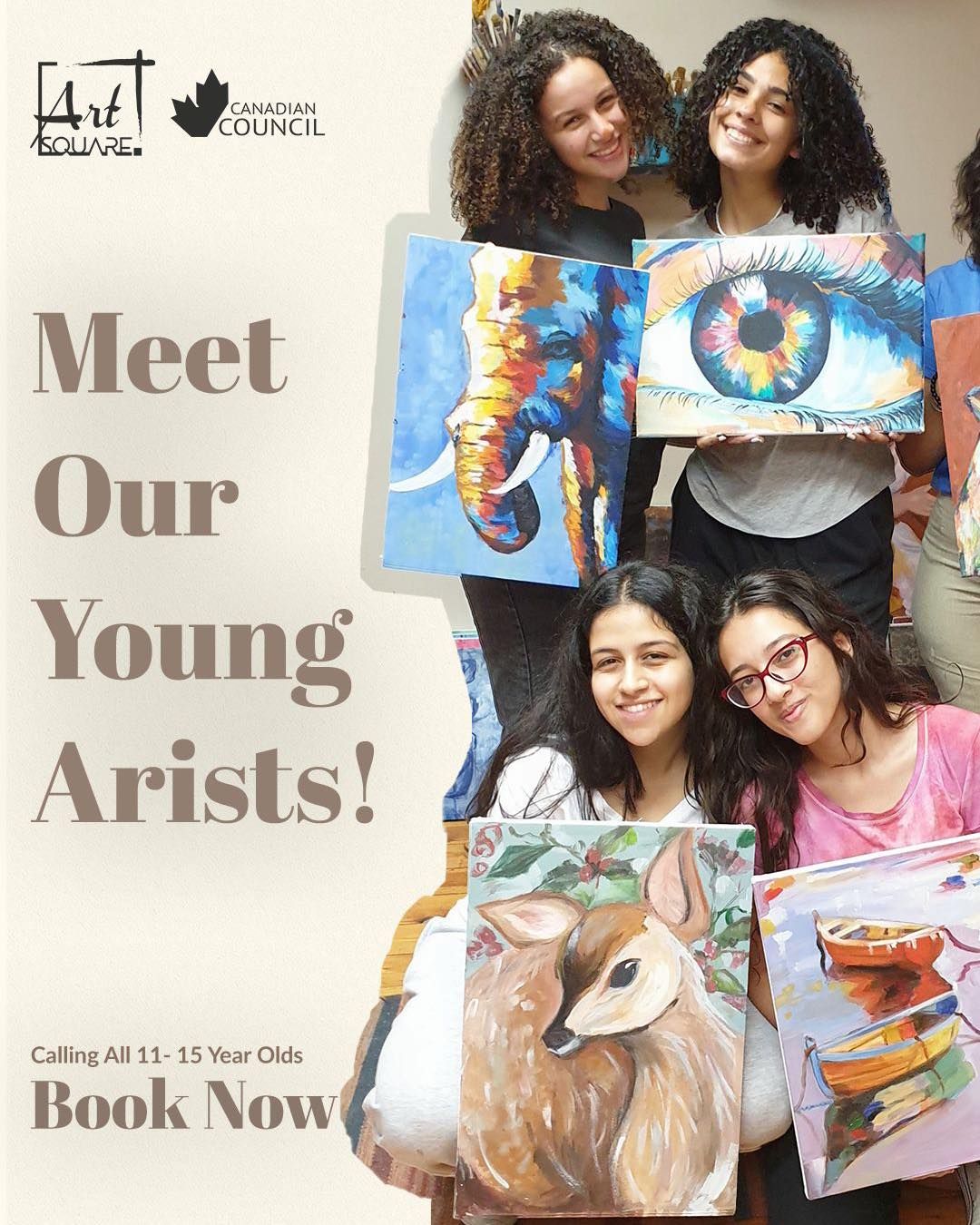 Art for Young Adults Course 101 (11 - 15 years)