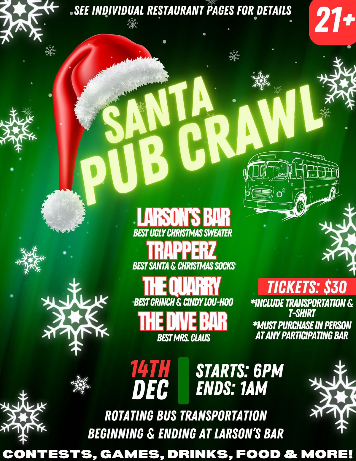 SANTA PUB CRAWL