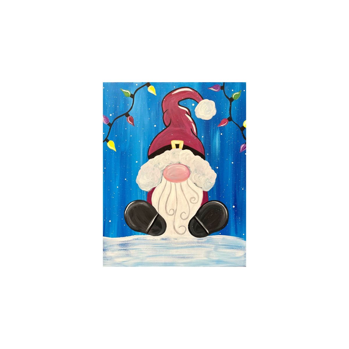 Taste of Belgium - Santa Gnome - Paint Party