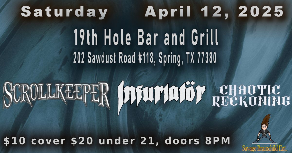 Thrash of the Titans III: Scrollkeeper \/\/ Infuriator \/\/ Chaotic Reckoning at the 19th Hole