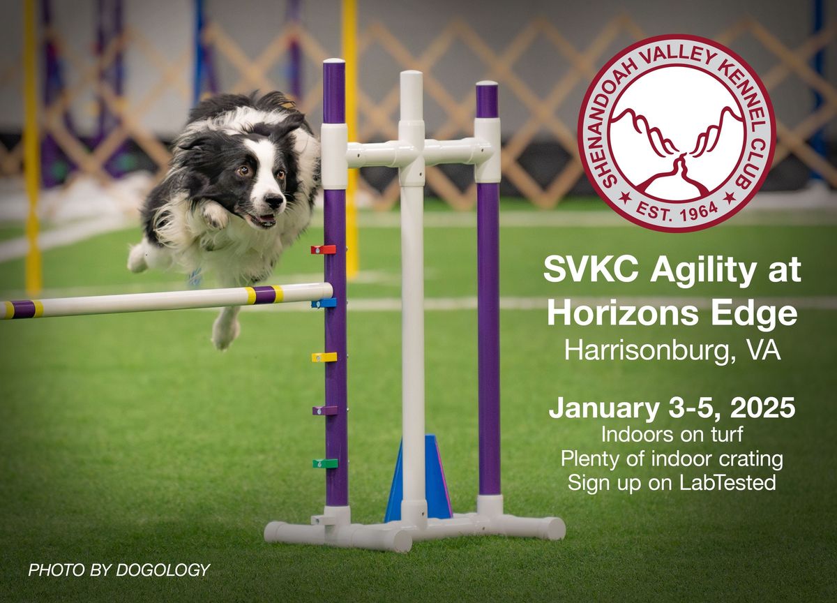 SVKC Winter Harrisonburg Agility Trial