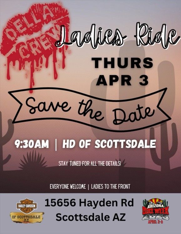 Della Crew Ladies Ride | THURSDAY | APRIL 3RD