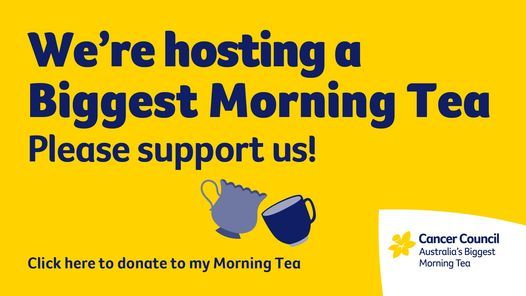 Womens Group Australias Biggest Morning Tea Cancer Council Fundraiser Karte Anzeigen Sinnamon Park 29 May 2021