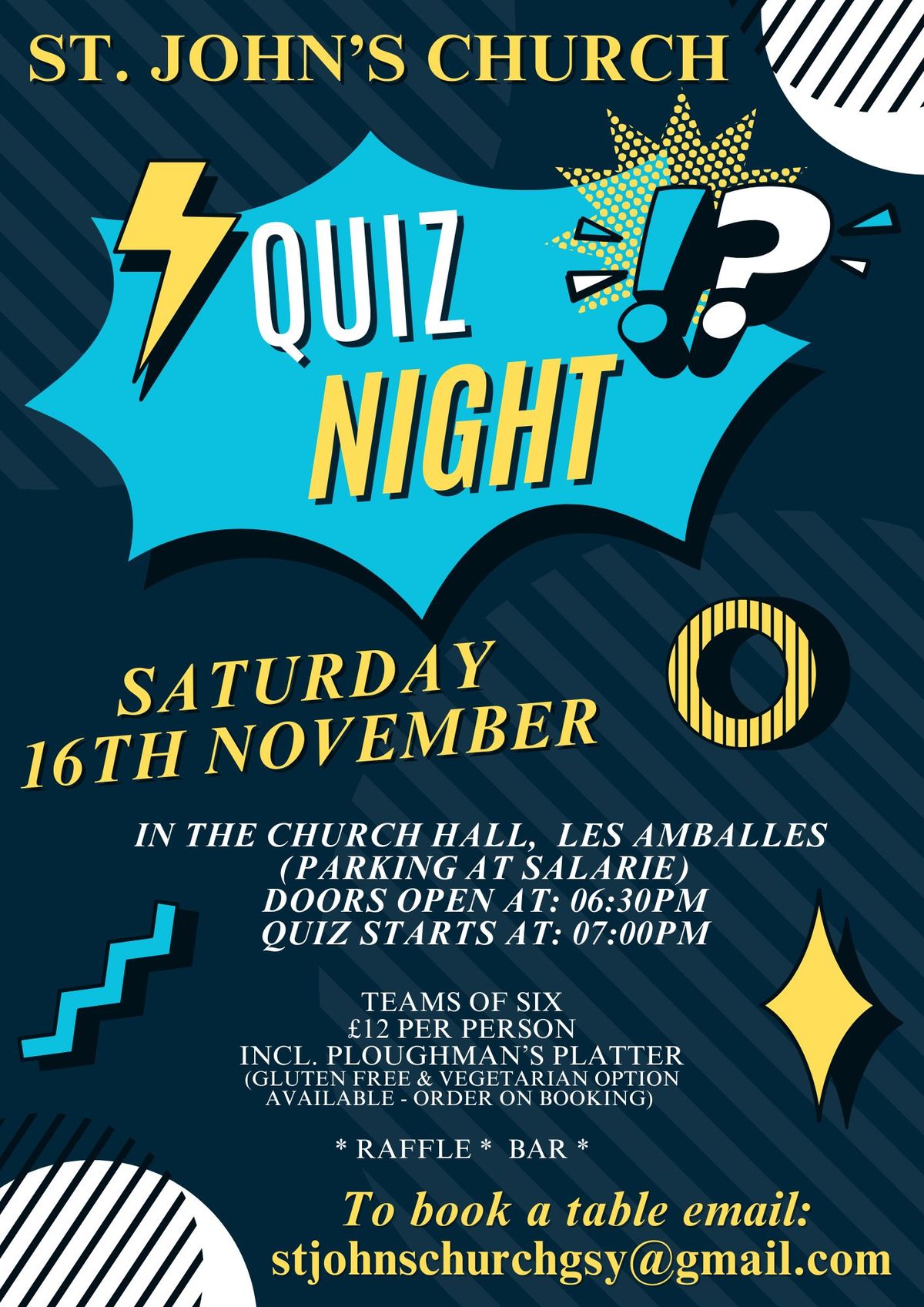 Quiz Night at St Johns