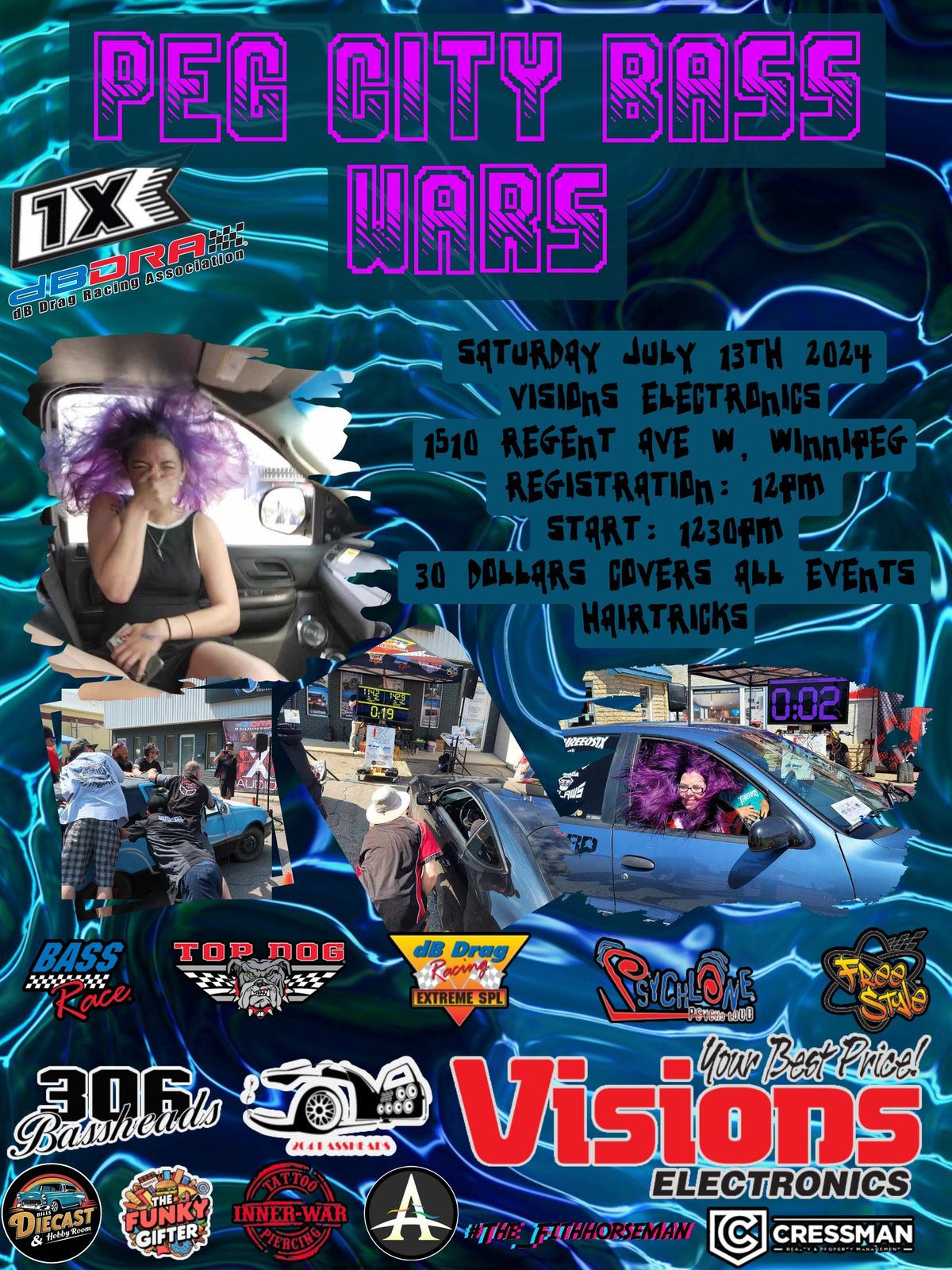 Peg City Bass Wars 1x DB DRAG RACING EVENT