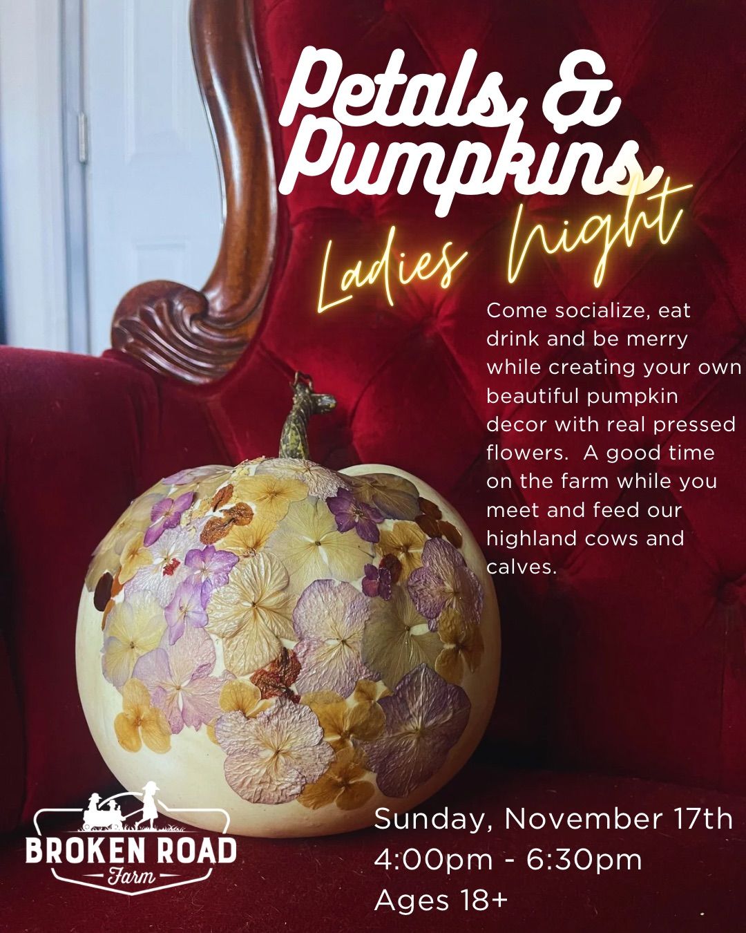 Petals & Pumpkins Ladies' Night- Get your ticket! 