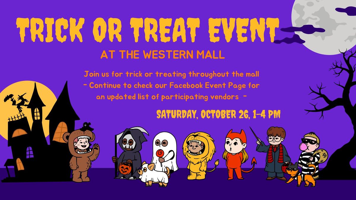 Trick or Treating at the Western Mall, 2101 W 41st St, Sioux Falls, SD