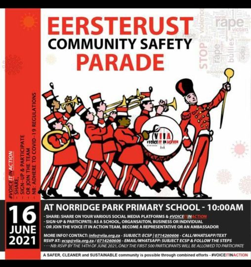 June 16 Norridge Park Primary School Pretoria 16 June 21