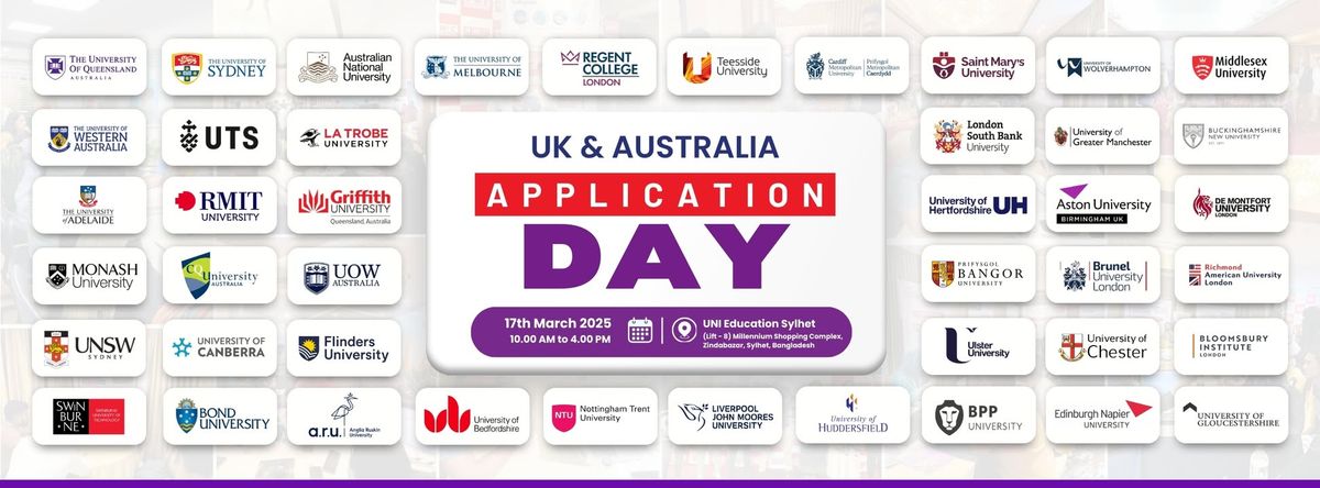 UK & Australia Application Day - 17th March 2025