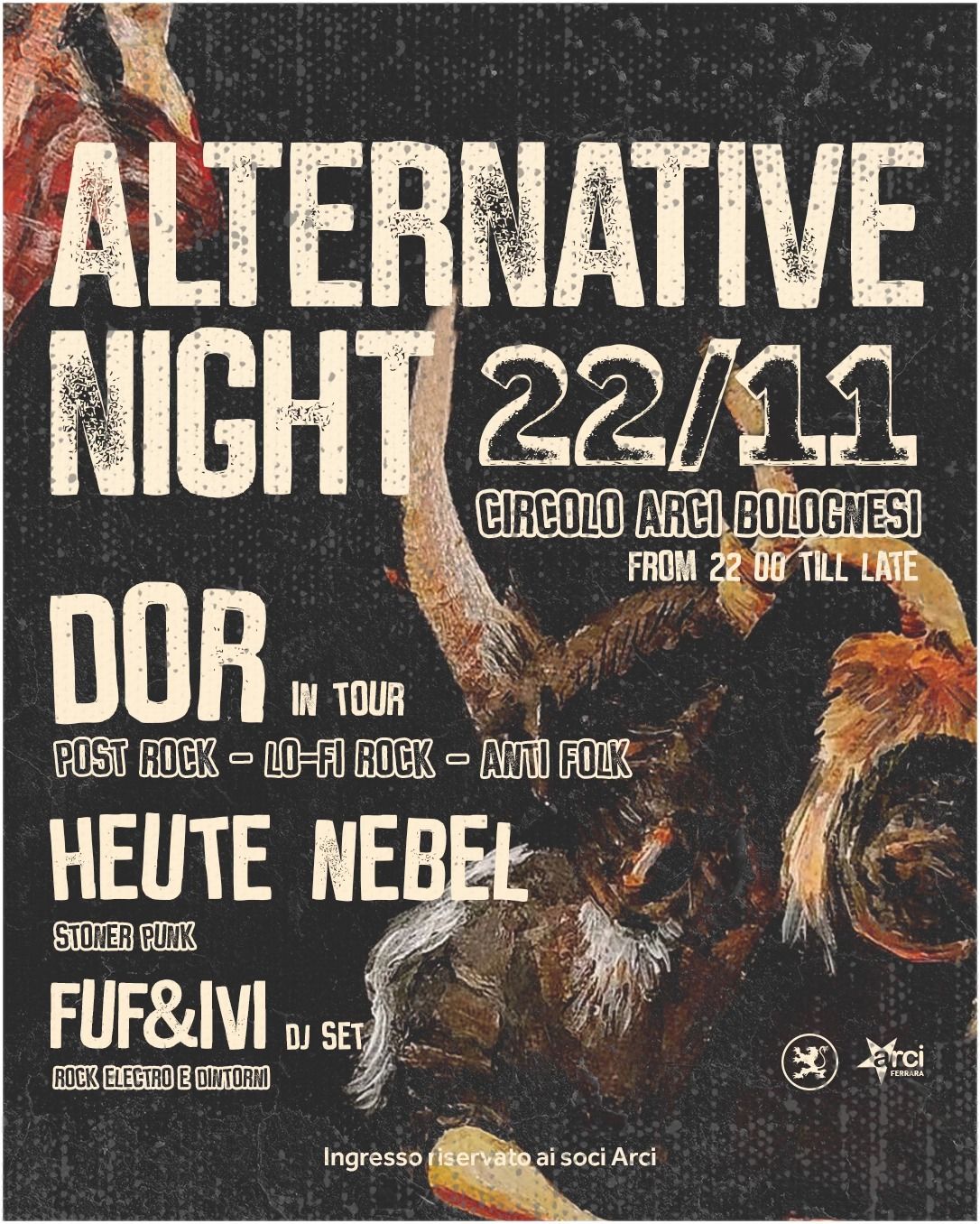 Alternative Night | DOR + Heute Nebel live | Fuf & Ivi djset