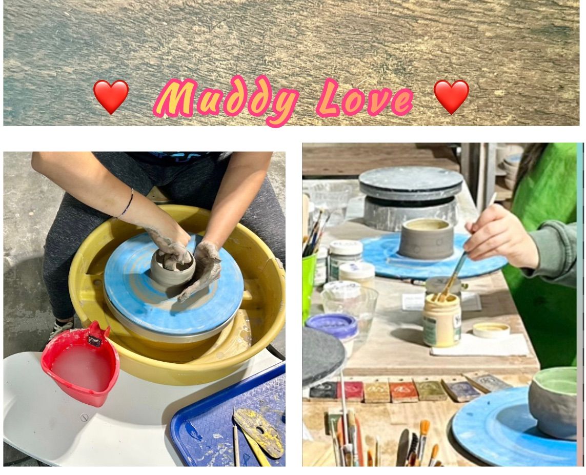 Muddy Love Valentine's Pottery Wheel & Dessert 