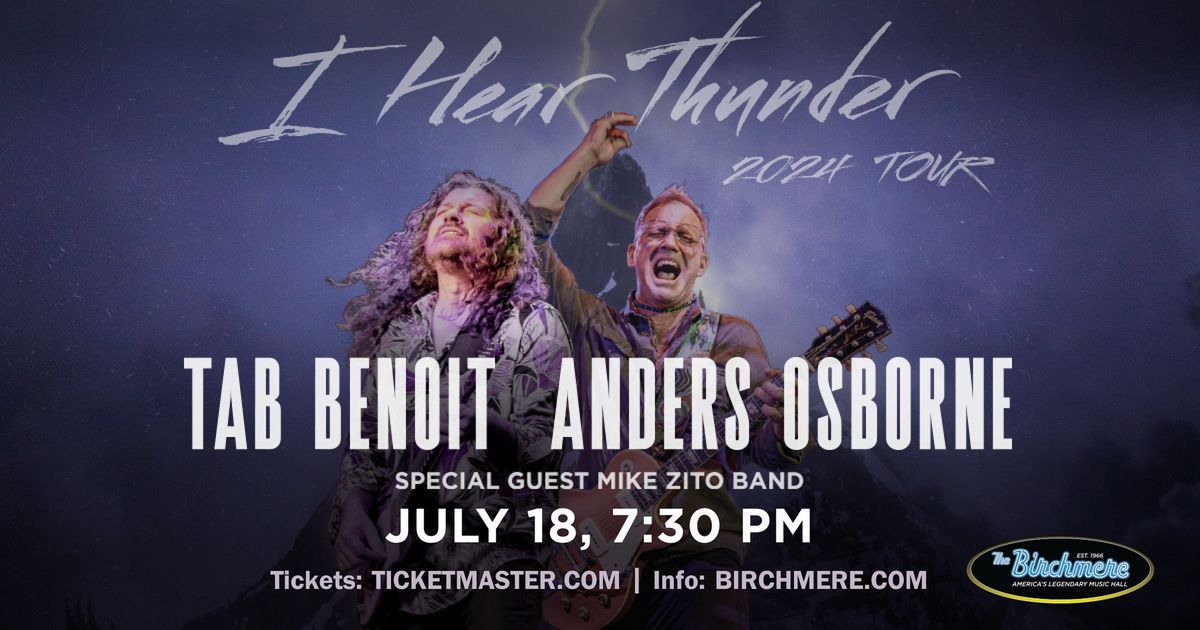 Tab Benoit & Anders Osborne with special guest Mike Zito