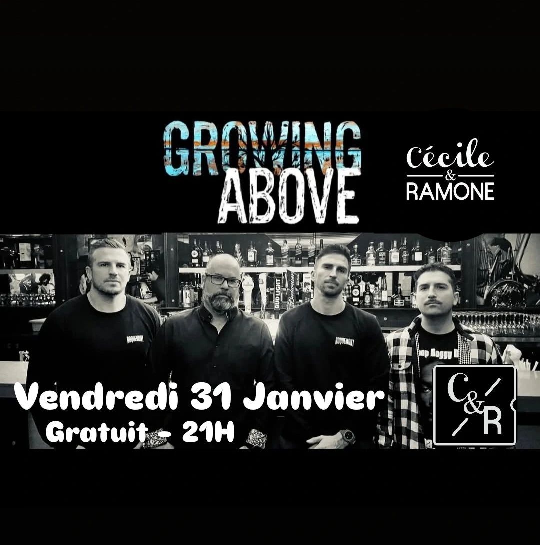 COVERBAND - GROWING ABOVE 