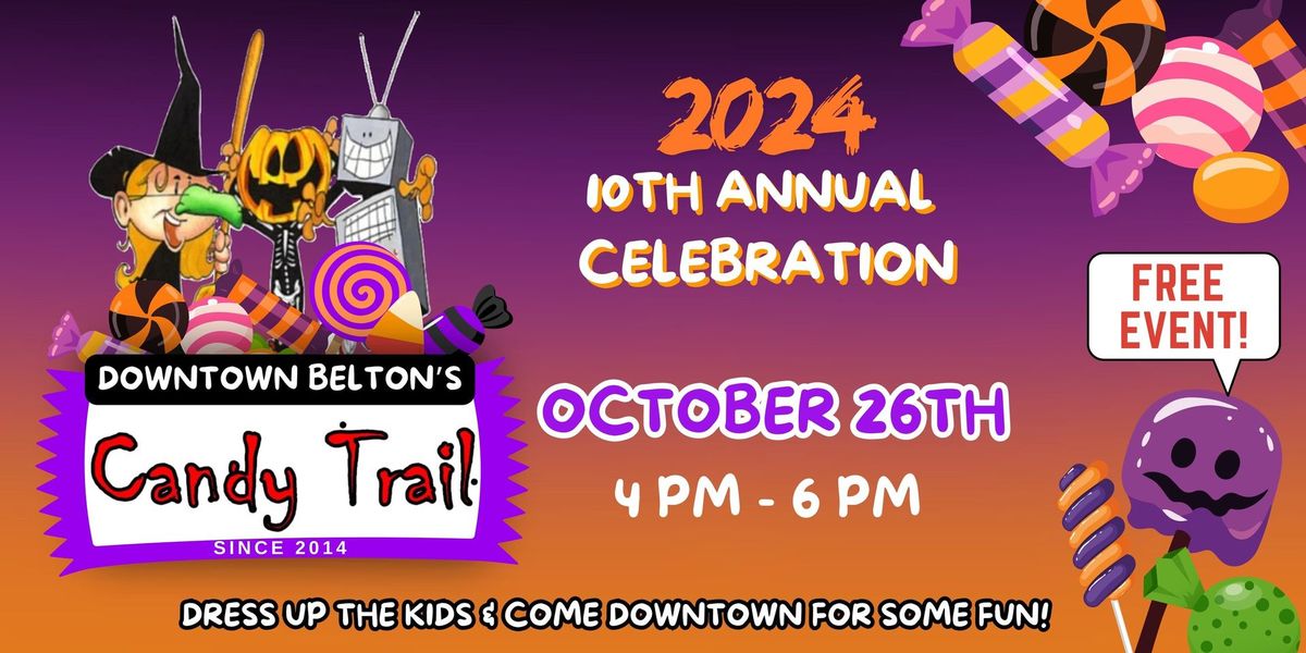 Downtown Belton\u2019s Candy Trail 2024