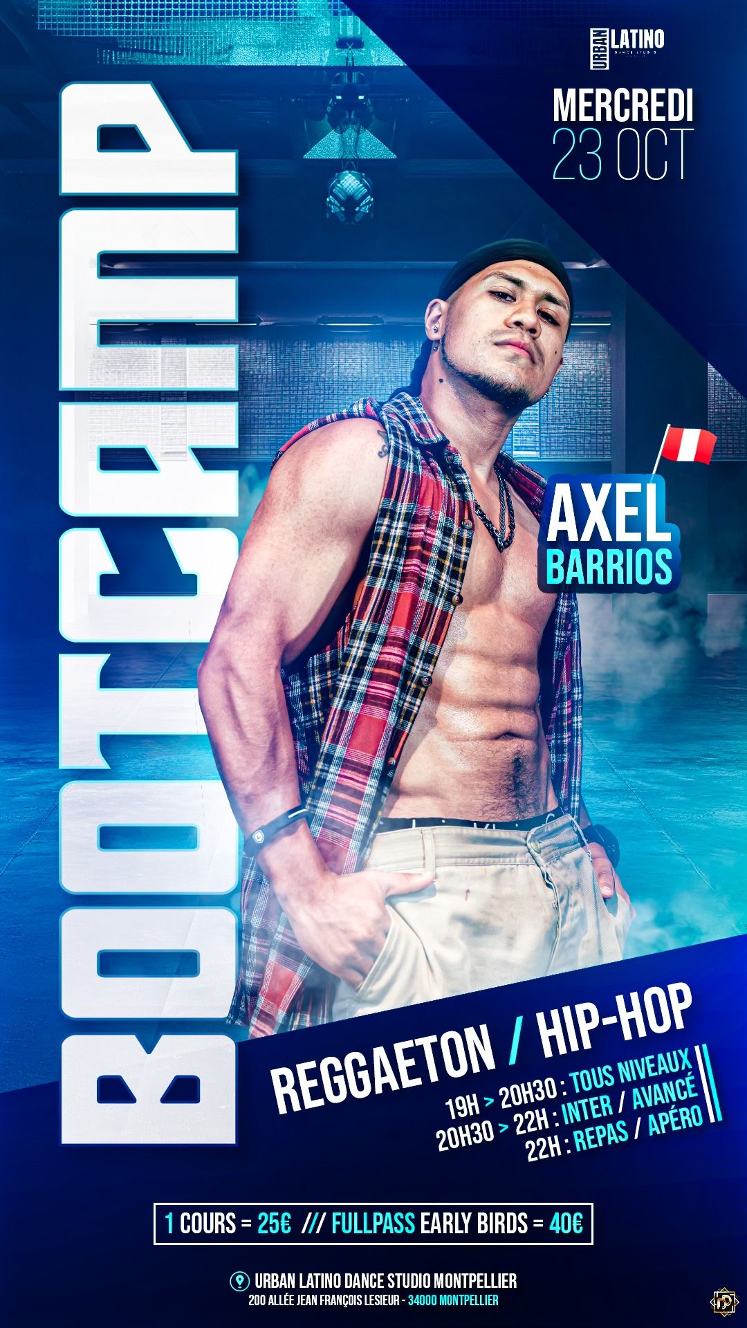 Bootcamp Axel Barrios - Reggaeton Hiphop Montpellier