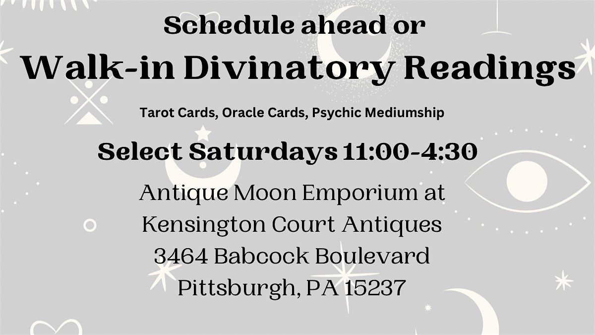 Tarot and Mediumship Readings!