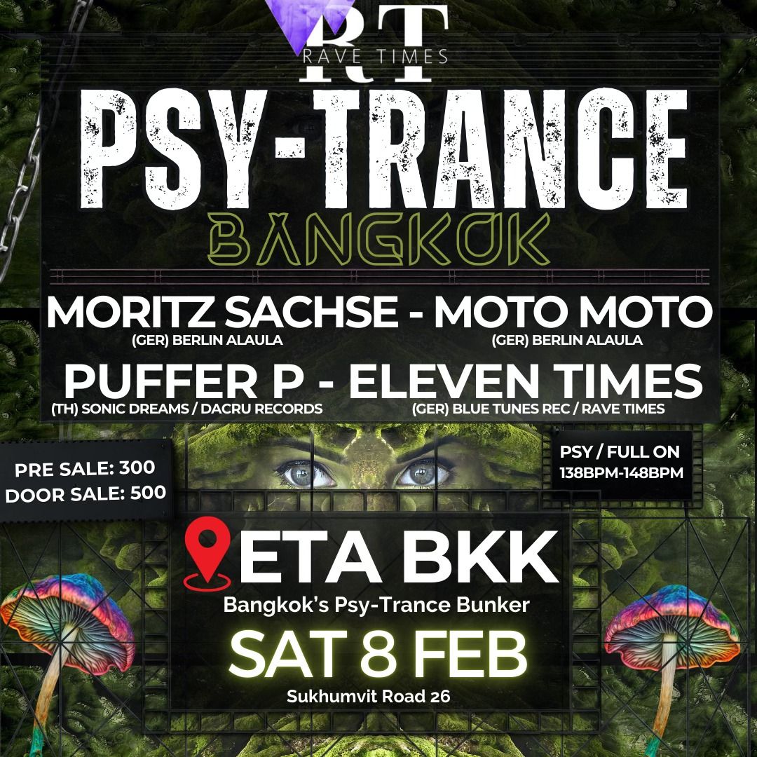 ?\ufe0f PSY-Trance Bunker  w\/ MORITZ SACHE?ETA Club, by Rave Times