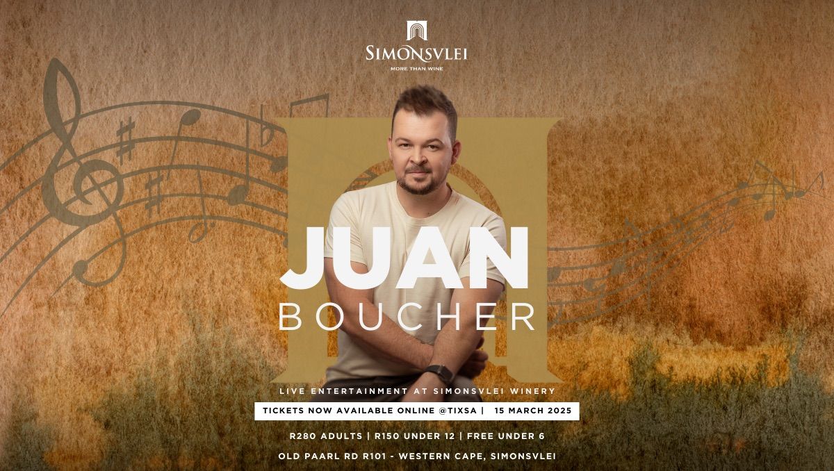 Juan Boucher Live Performance @ Simonsvlei 