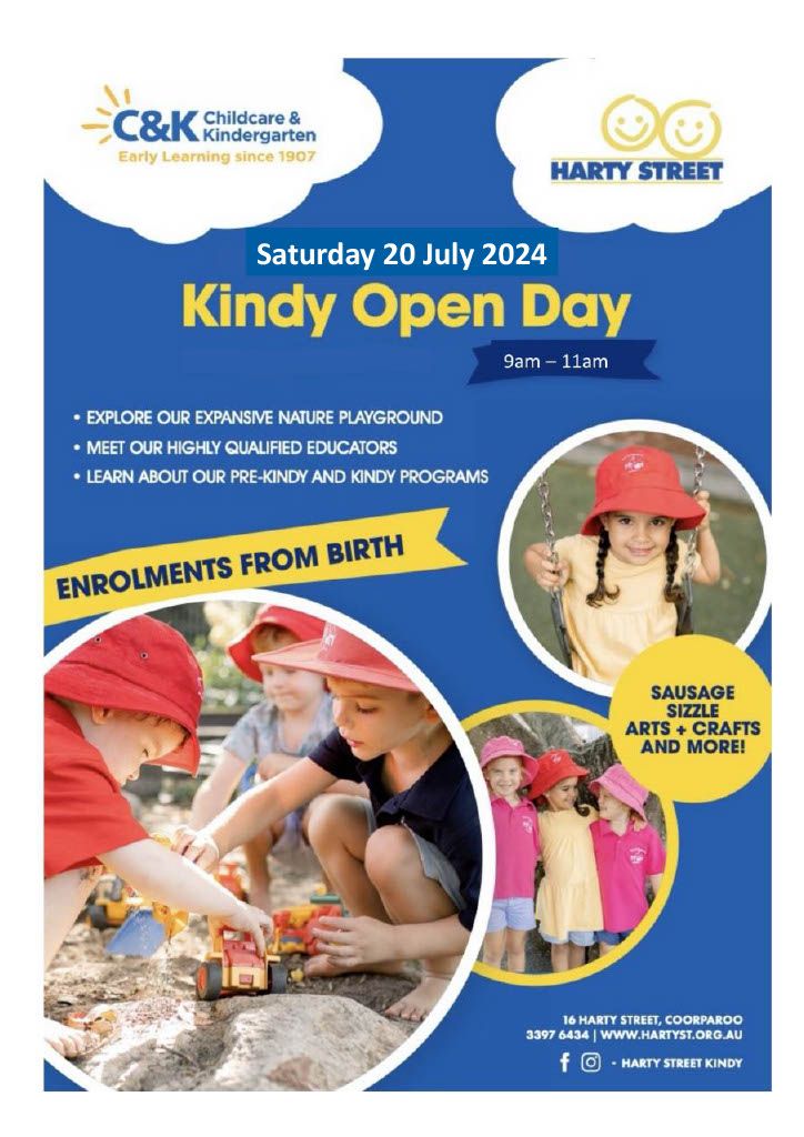 Harty Street Kindy Open Day