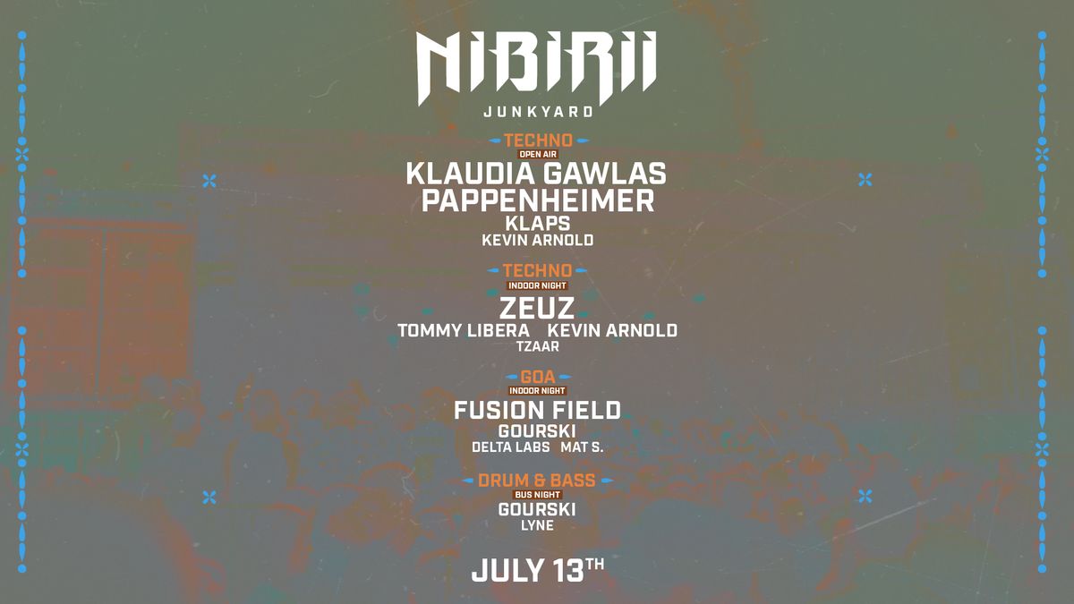 Nibirii Day & Night w\/ Klaudia Gawlas, Pappenheimer, ZEUZ & more @ Junkyard