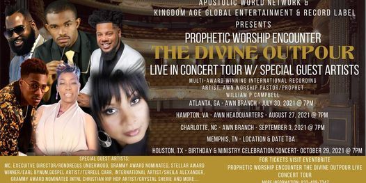 PROPHETIC WORSHIP ENCOUNTER - THE DIVINE OUTPOUR LIVE CONCERT TOUR