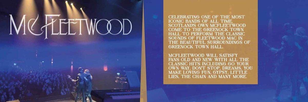 McFleetwood Live @ Greenock Town Hall